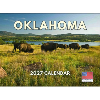 Oklahoma 2027 Wall Calendar