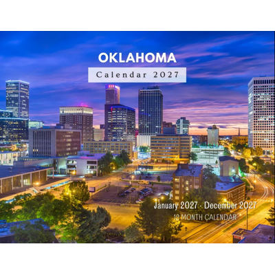 Oklahoma 2027 Wall Calendar