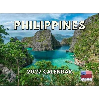 Philippines 2027 Wall Calendar