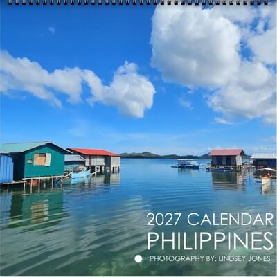 Philippines 2027 Wall Calendar
