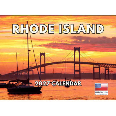 Rhode Island 2027 Wall Calendar