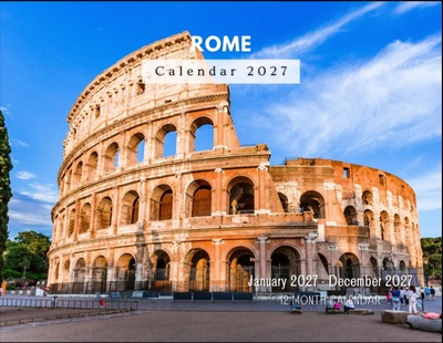 Rome 2027 Wall Calendar