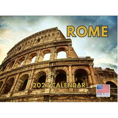 Rome 2027 Wall Calendar
