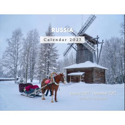 Russia 2027 Wall Calendar