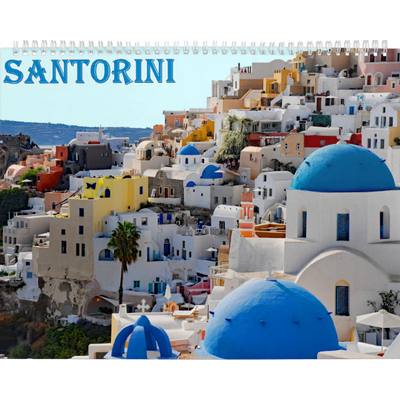 Santorini Wall Calendar