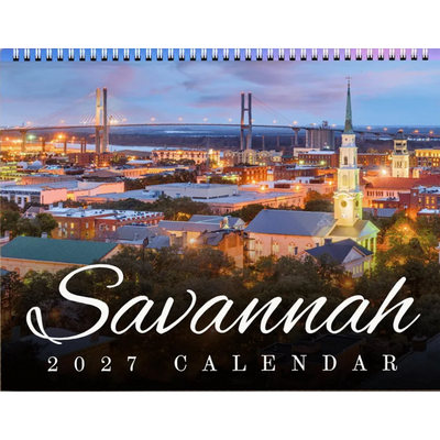Savannah 2027 Wall Calendar