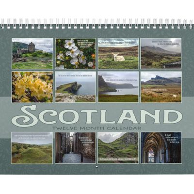 Scotland | Scenic Travel Photos & Quotes Calendar