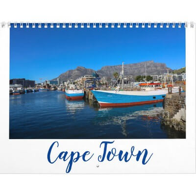 Cape Town 2027 Wall Calendar