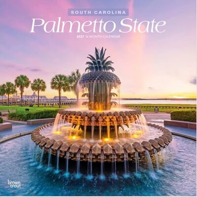 Palmetto State South Carolina 2027 Wall Calendar
