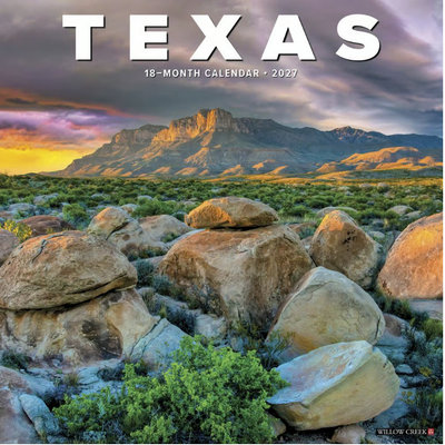 Texas 2027 Wall Calendar