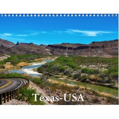 Texas 2027 Wall Calendar