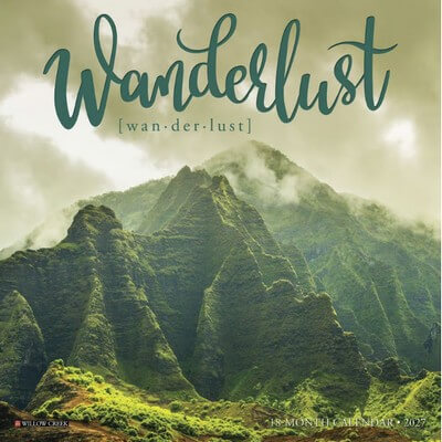 Wanderlust 2027 Wall Calendar