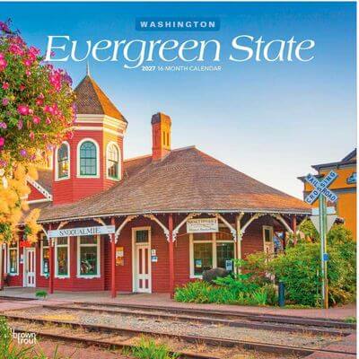 Washington Evergreen State 2027 Wall Calendar