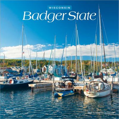 Wisconsin Badger State 2027 Wall Calendar
