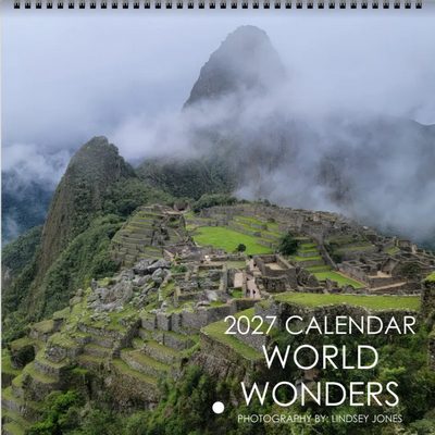 World Wonders 2027 Wall Calendar