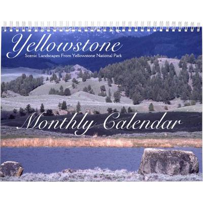 Yellowstone Nature Landscape USA Monthly Calendar