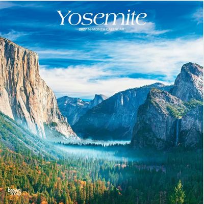 Yosemite 2027 Wall Calendar