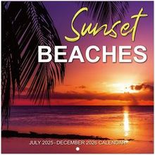 Sunset Beaches 2026 Wall Calendar