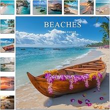 Beaches 2026 Wall Calendar