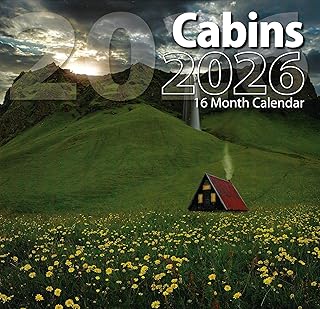 Cabins 2026 Wall Calendar