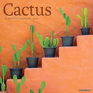 Cactus 2026 Wall Calendar