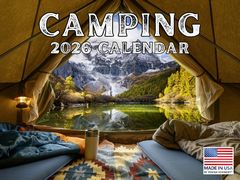 Camping 2026 Wall Calendar