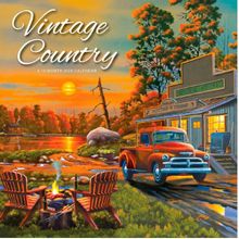 Vintage Country Hopper 2026 Wall Calendar