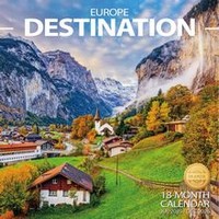 Europe Destination 2026 Wall Calendar