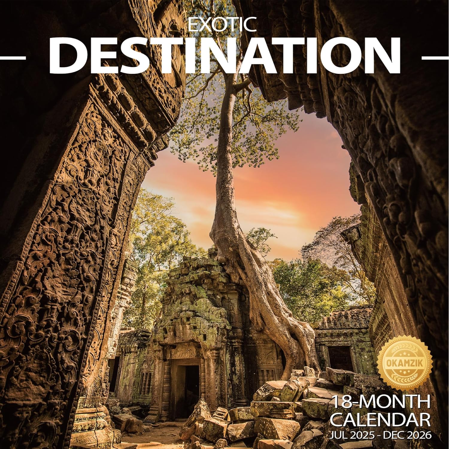 Exotic Destination 2026 Wall Calendar
