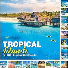Tropical Islands 2026 Wall Calendar