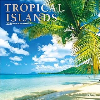 Tropical Islands 2026 Wall Calendar