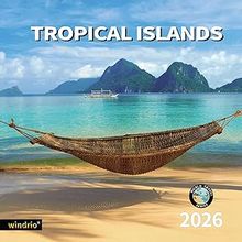 Tropical Islands 2026 Wall Calendar