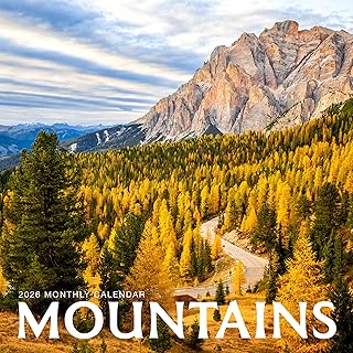 Mountains 2026 Wall Calendar
