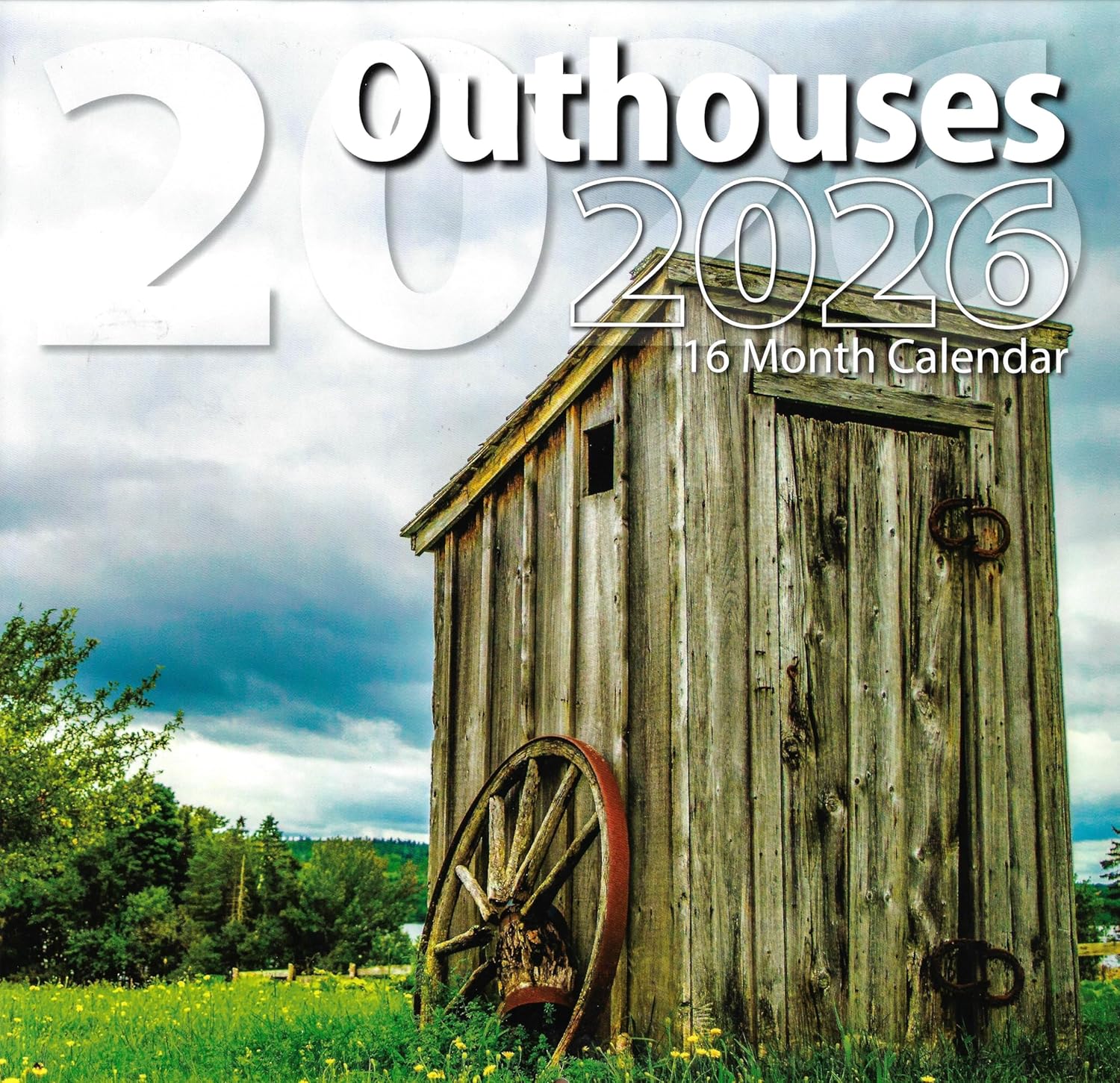 Outhouses 2026 Wall Calendar