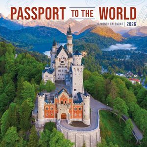 Passport To The World 2026 Wall Calendar
