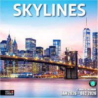 Skylines 2026 Wall Calendar