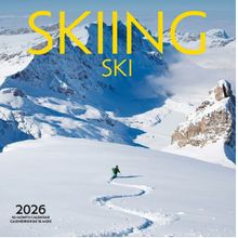Skiing 2026 Wall Calendar