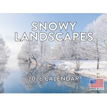 Snowy Landscapes 2026 Wall Calendar
