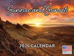 Sunrise and Sunset Calendar 2026 Wall Calendar