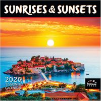 Sunrises and Sunsets Calendar 2026 Wall Calendar