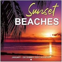 Sunset Beaches 2026 Wall Calendar