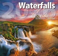 Waterfalls 2026 Wall Calendar
