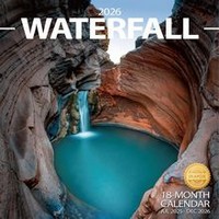 Waterfalls 2026 Wall Calendar