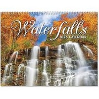 Waterfalls 2026 Wall Calendar