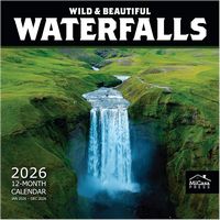 Waterfalls 2026 Wall Calendar