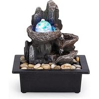 Tabletop Fountain Rotating Ball Rock Waterfall Fountain Office Tabletop Fountains