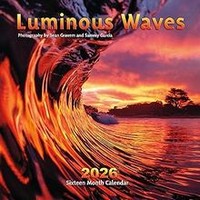 Luminous Waves 2026 Wall Calendar