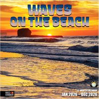Waves On The Beach 2026 Wall Calendar