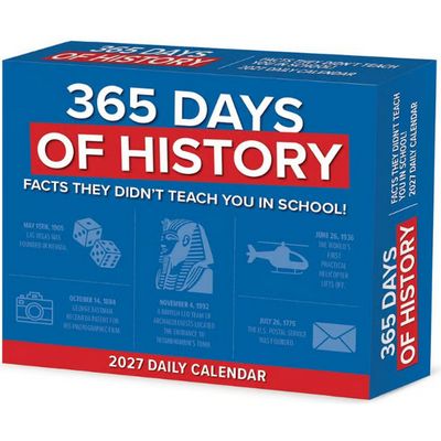 365 Days of History 2027 Desk Calendar