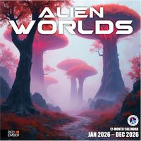 Alien Worlds 2026 Wall Calendar